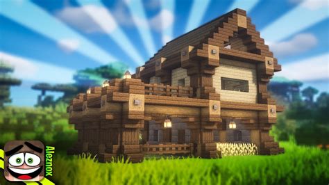 Come Fare Una Casa Di Legno Su Minecraft Bellissima Youtube