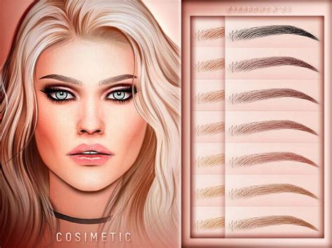 Eyebrows N24 By Cosimetic At Tsr Sims 4 Updates