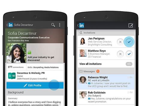 Linkedin For Android And Ios Gets New Look For Profiles And More