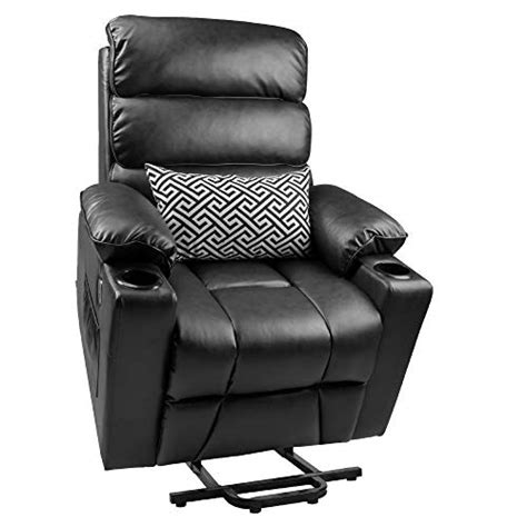 Maxxprime Electric Power Lift Recliner Chair Sofa With Massage And Heat For Elderly Pu Faux
