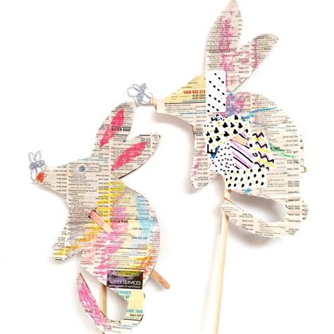 Little Peter Rabbit Or Barry Bilby Puppet Oh Creative Day Easter