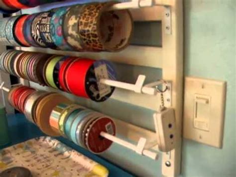 Smart ideas for organizing craft supplies in craft rooms, sewing rooms. LED LIGHTING: Craft room makeover by Crafty Nest - YouTube