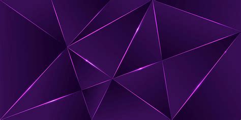 Premium Background Luxury Dark Polygonal Pattern And Purple Triangle