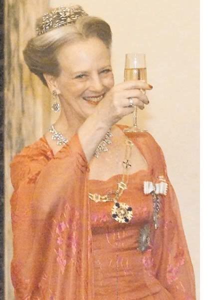Queen Margrethe Wore This Tiara For A Dinner During The Danish State