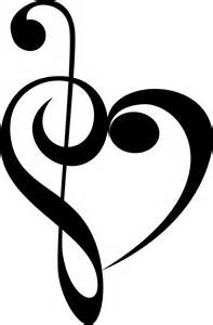 Clipart Musical Notes Heart