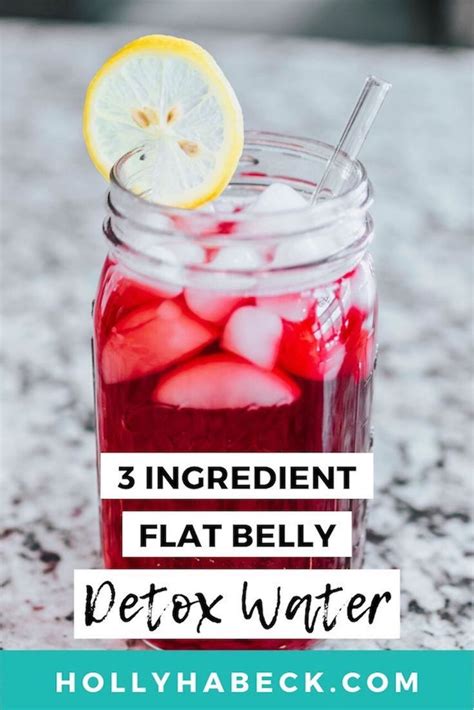 Flat Belly Detox Water — Easy 3 Ingredient Recipe The Honeyed