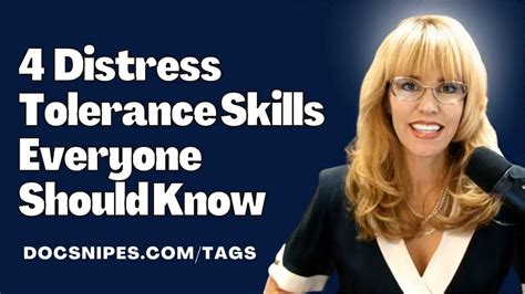 4 Distresse Tolerance Skills Everyone Should Know