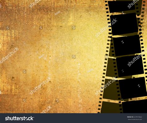 Great Film Strip Textures Backgrounds Space Stock Illustration