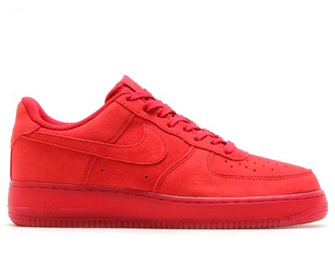 Air Force 1 Suede Red Airforce Military