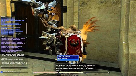 Outdated Pre 20 Release Final Fantasy Xiv Chocobo Barding Limsa
