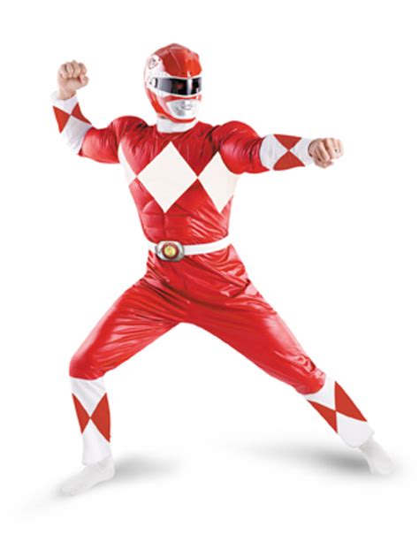 Deluxe Red Power Ranger Muscle Costume