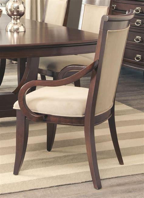 Alyssa Upholstered Dining Arm Chairs Light Tan And Dark Cognac Set Of 2 Dining Chairs