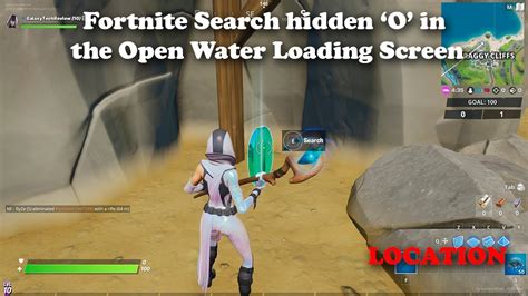 Equipped with a unrelenting tactical shotgun. Fortnite - Search hidden O in the Open Water Loading ...