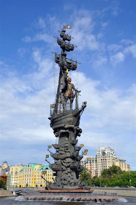 Monument To Peter The Great Editorial Photography Image Of Tseretel
