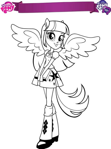 Get This Equestria Girls Coloring Pages Twilight Sparkle