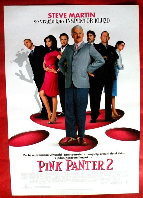 Pink Panther 2 Steve Martin Jean Reno Emily Mortimer Serbian Movie Poster Ebay