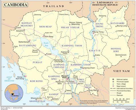 Map Of Cambodia Political Map Online Maps And