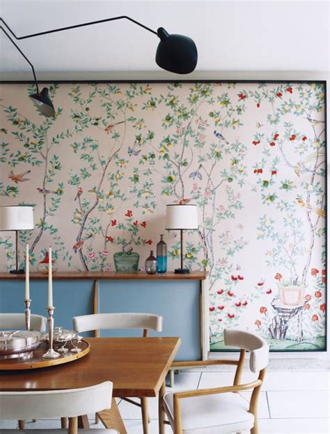 The great collection of wallpaper for dining rooms for desktop, laptop and mobiles. 25 Amazing Dining Rooms with Wallpaper