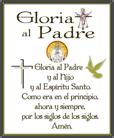 Arriba 85 Imagen Oracion Gloria Al Padre Abzlocalmx