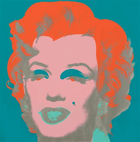 Poster Poster Andy Warhol Portrait Quadriptique Marilyn Monroe Pop Art
