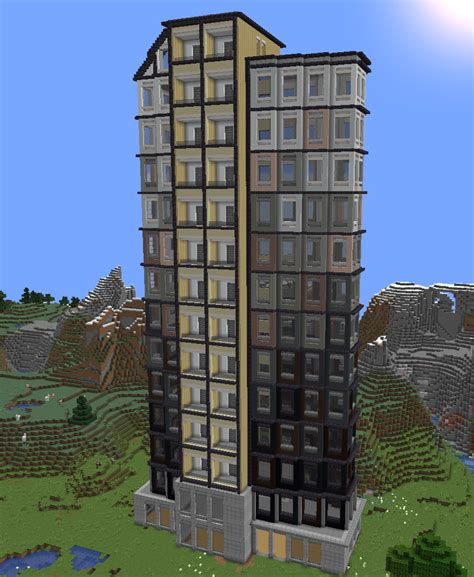 Skyscraper I Made With A Gradient Rminecraft