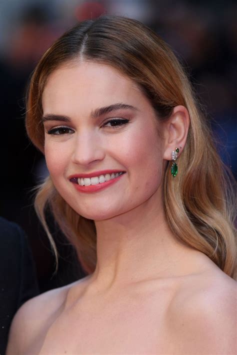 Lily james was born lily chloe ninette thomson in esher, surrey, to ninette (mantle), an actress, and jamie thomson, an actor and musician. LILY JAMES at The Guernsey Literary and Potato Peel Pie ...