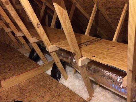 Diy Storage Shelves In The Attic • Free Tutorial With Pictures On How
