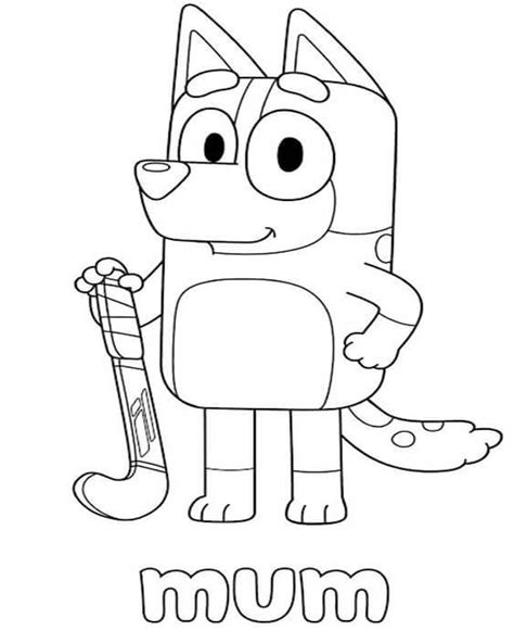 Free And Easy To Print Bluey Coloring Pages Abc For Kids Coloring