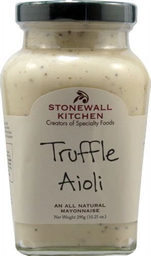Return lid to the top. Kroger - Stonewall Kitchen All Natural Truffle Aioli, 10.25 oz