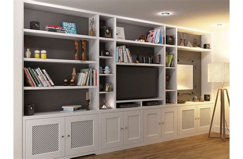 Learn all of your options for diy kitchen cabinets, an inexpensive way to make a big impact in your kitchen renovation. Fitted Bookcase around TV unit, Chelsea | Luxury bookcase ...
