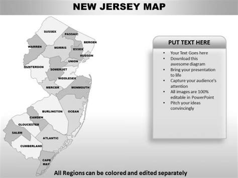 New Jersey Powerpoint Maps Powerpoint Templates