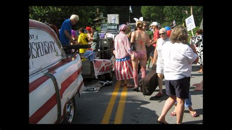 Warren Vt July 4th Parade Dick Butschs Float Youtube