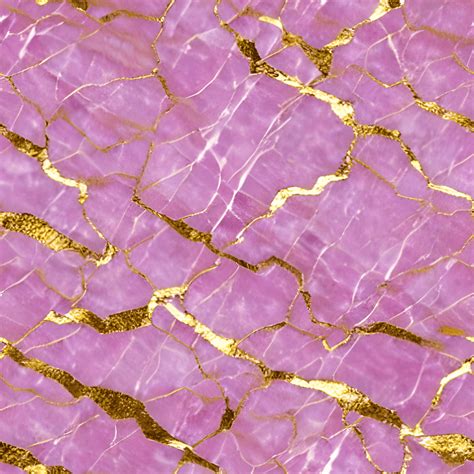 Pink Marble With Gold Veins Pattern Creative Fabrica