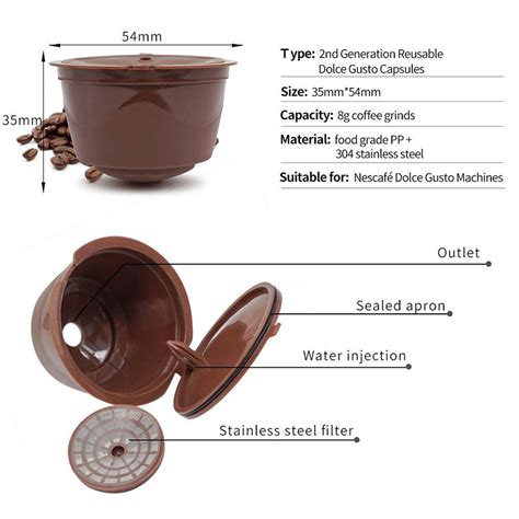 Our patented smart capsule keeps freshness locked in, and optimizes the pressure for every drink, every time. Reusable Dolce Gusto Coffee Capsule 1Pcs 13 Colors - Find ...