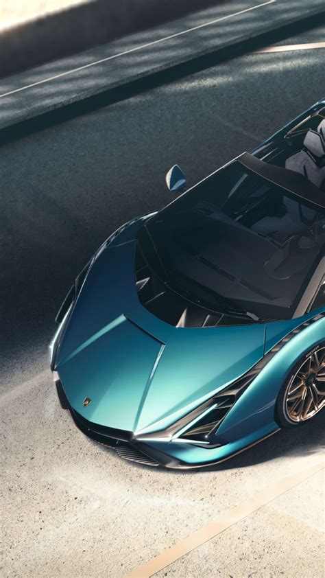 540x960 2020 Lamborghini Sian Roadster Upper View Wallpaper540x960