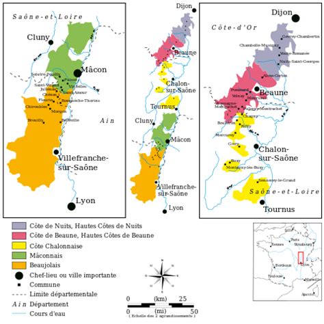 Les principales appellations des vins de Bourgogne Actualité vin par