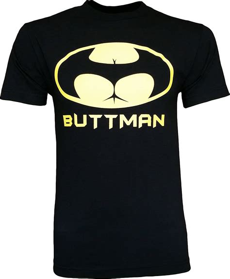 Buttman Mens T Shirt Black S Short Sleeve Cotton T Shirts 2017 Hot