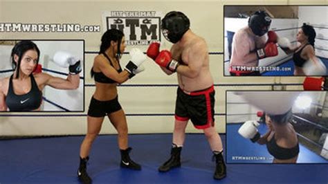 Courtney Vs Rocky Boxing Mp4 Mixed Boxing Session Hit The Mat