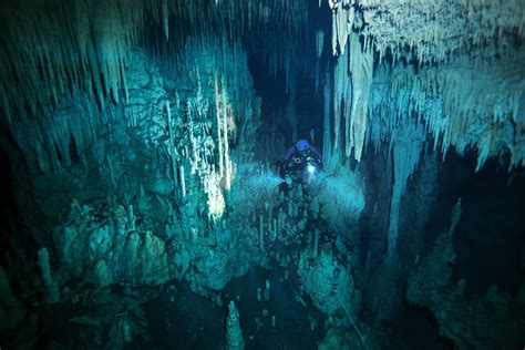 Unexplored underwater cave system reveals beauty hidden below the ...