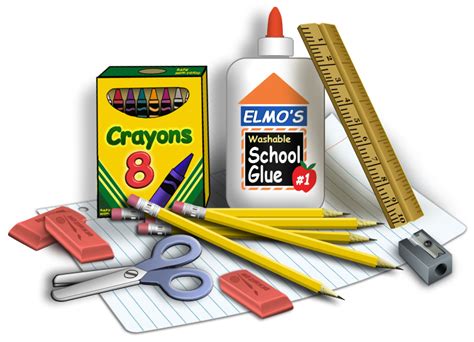 Needed School Supplies Clipart Wikiclipart