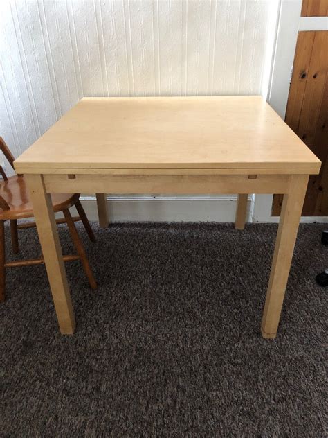 Ikea Fold Out Dining Table Light Wood In Southsea Hampshire Gumtree