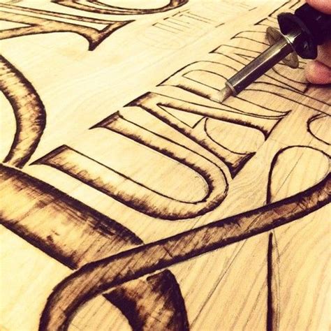 Really Nice Lettering Mais Wood Burning Tips Wood Burning Techniques