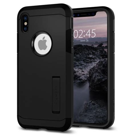 Spigen Iphone X Case Tough Armor Matte Black Lazada Ph