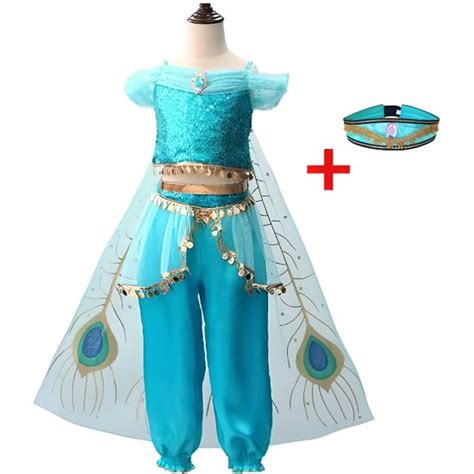 Findpitaya Nouveau Deguisement Aladin Fille Robe Princesse Jasmine