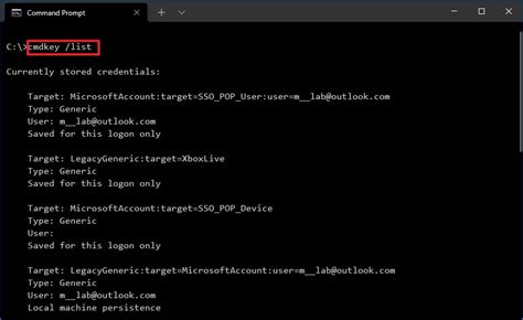 How To Use The Clear Credential Manager Windows 10 Command Line Joe Tech