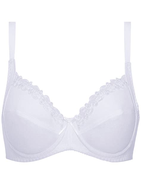 Naturana Naturana White Soft Cup Underwired Full Cup Bra Size 34
