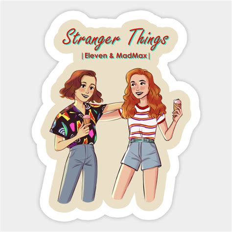 Stranger Things Stranger Things Sticker Teepublic Au