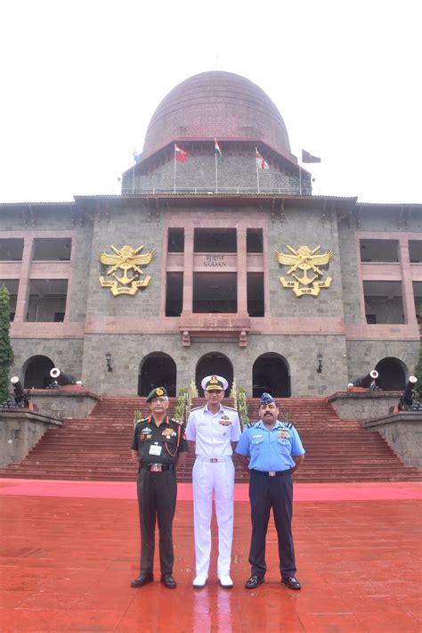 All Three Service Chiefs Visited The National Defence Academy Nda
