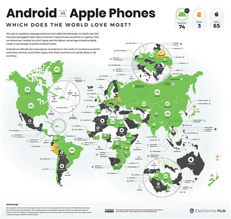 ¿android O Iphone Este Mapa Muestra Qué Marca Lidera El Mercado De