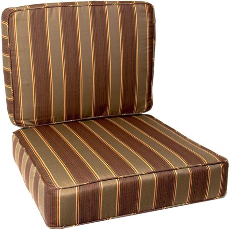 Sunbrella Davidson Redwood Large Outdoor Replacement Club Chair Cushion